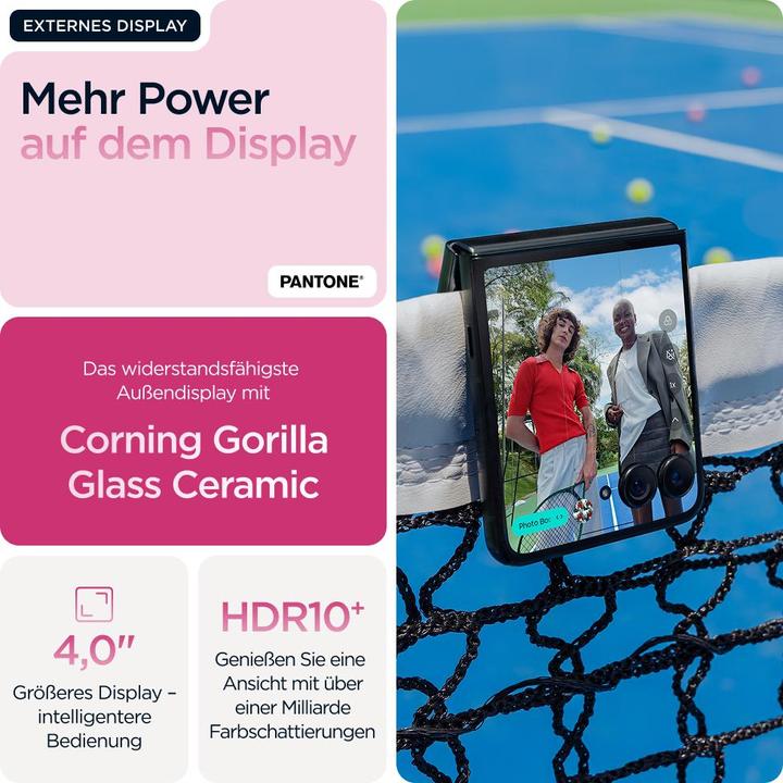 Actual product image Motorola Razr 60 Ultra (512 GB, Pantone Cabaret, 6.96", SIM + eSIM, 50 Mpx, 5G)