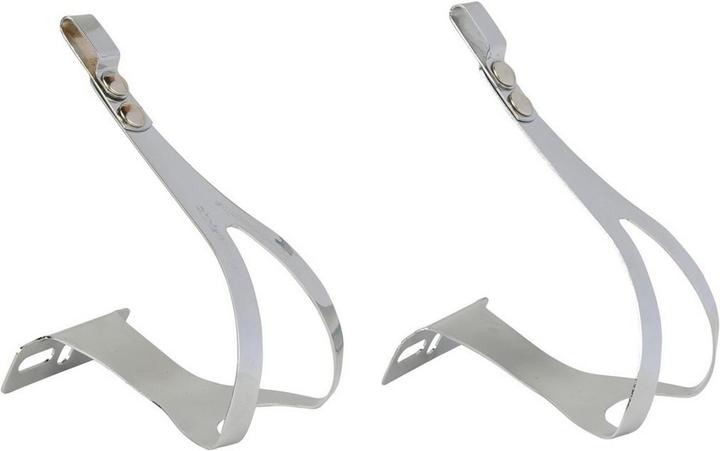 Actual product image Zefal Christophe pedal hook pair stainless steel L/XL
