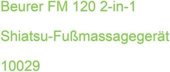 Productafbeelding Beurer FM 120 2-in-1 Shiatsu voetmassageapparaat