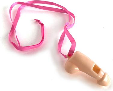 Actual product image Little Genie Productions Super Fun Penis Party Whistles, 6 Pack (Other)