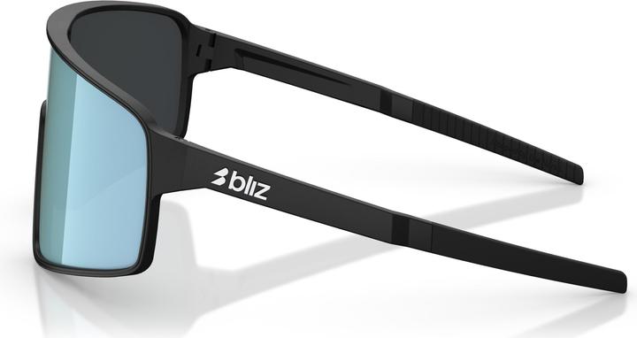 Actual product image Bliz P001 Small - Fahrradbrille (Matt Black, Smoke w Iceblue multi, Smoke w Ice Blue multi)