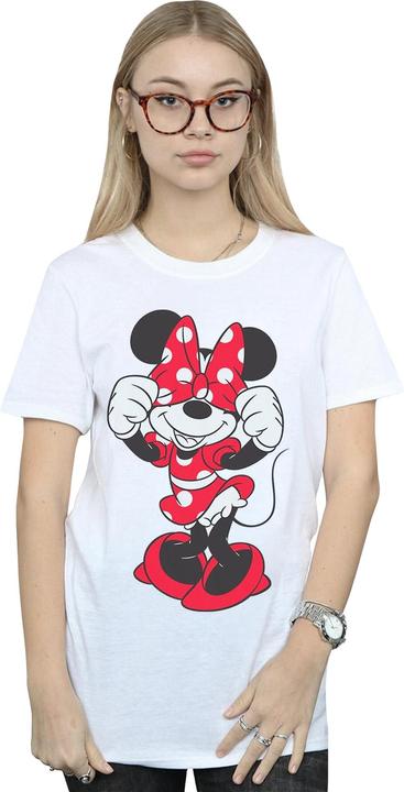 Immagine prodotto Disney Minnie Mouse Bow Eyes Maglietta Ampia Donna (S)