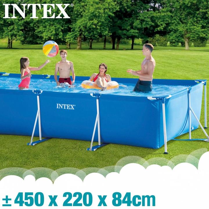 Produktbild Intex 4,5 M X 2,2 M X 0,84 M POOL MIT RECHTECKIGEM RAHMEN (450 x 84 x 220 cm)
