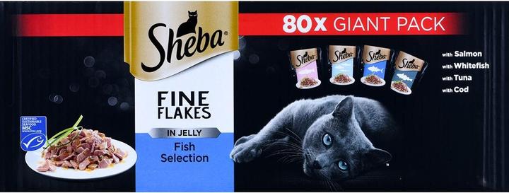 Produktbild Sheba Fine Flakes (Adult, 80 Stk., 6800 g)