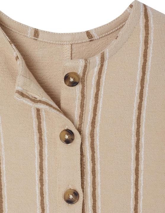 Actual product image Vertbaudet Bio-Kollektion: Baby Overall aus gestreiftem Strick (74)