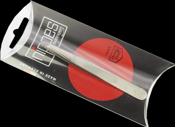 Actual product image Nippes Cosmetic tweezers angled stainless steel, matt 709R