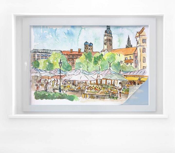 Produktbild Trenddeko München - Viktualienmarkt (60 x 40 cm)
