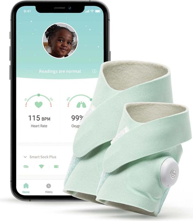Actual product image Owlet Smart Sock Plus (Baby Monitor Audio, 50 m)