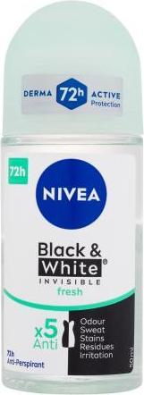 NIVEA Black & White Invisible Fresh (Roll-on, 50 ml)