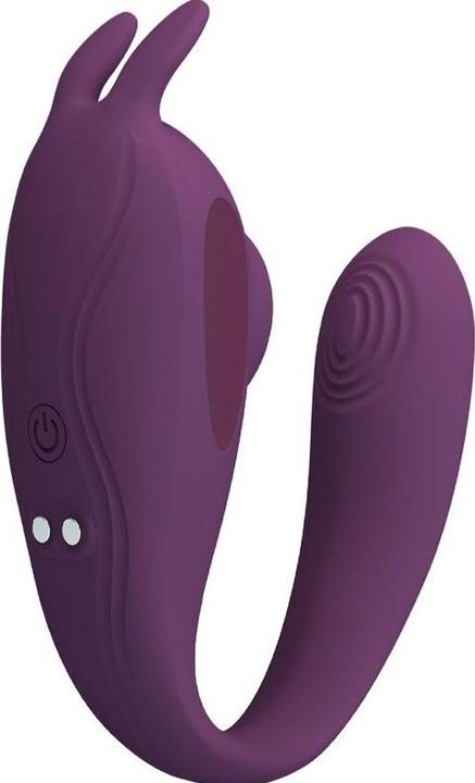 Actual product image Pretty Love Shey Stimulator & Vibrator Free App Long Distance Purple
