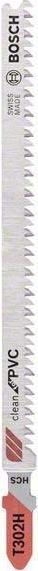 Image du produit Bosch Professional Zubehör Lame de scie sauteuse PRO Plastics PVC clean T302H, 132 mm, 5 pcs.