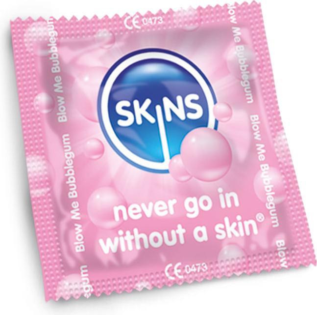 Image du produit Skins Préservatifs Bubblegum Flavour FOIL (BAG 500) (500 pcs)