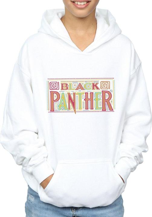 Immagine prodotto Black Panther Tribal Logo Felpa con Cappuccio Ragazzi (140, 146)