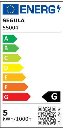 Label énergétique Segula LED Floating Globe 125 inside clair E27 300Lm 2200K (E27, 4.50 W, 300 lm, 1 x, G)