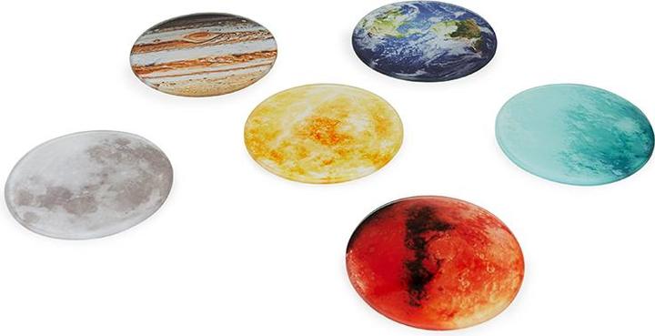 Image du produit Balvi Dessous de verre Planètes (6 x, Dessous de verre)
