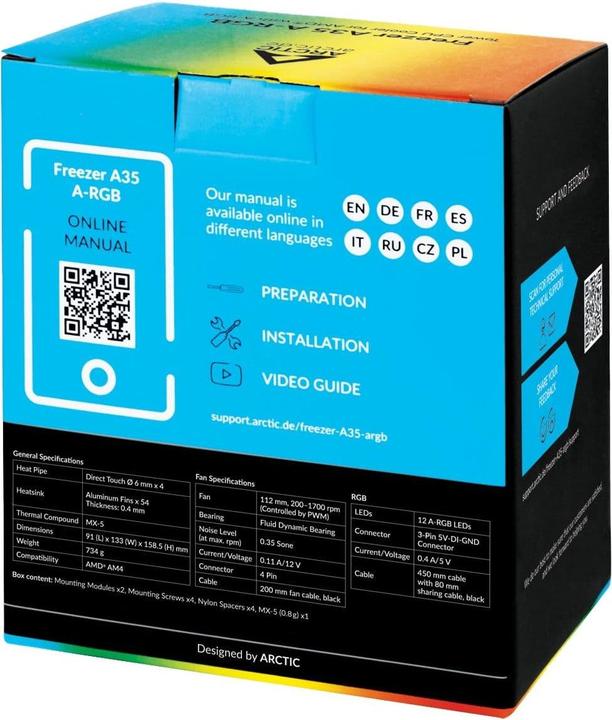 Produktbild Arctic Freezer A35 ARGB (158.50 mm)