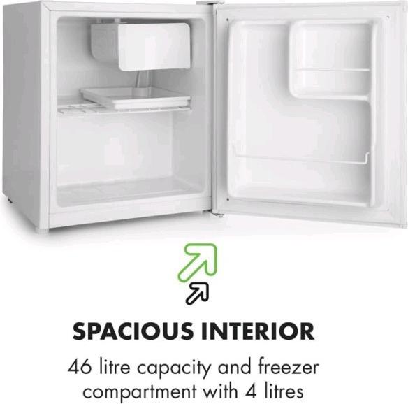 Produktbild Klarstein Snoopy Weiss Eco MiniKühlschrankE (41 l)