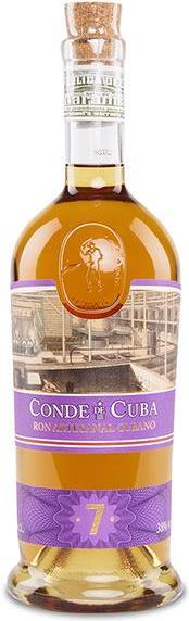Actual product image Conde de Cuba 7 Años rum (1 x 70 cl)