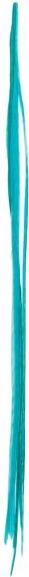 Plume Piume di capelli Solido Teal