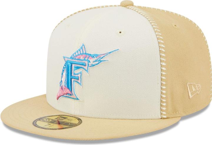 Produktbild New Era 59Fifty Cap - SEAM STITCH Florida Marlins - 7 (7)