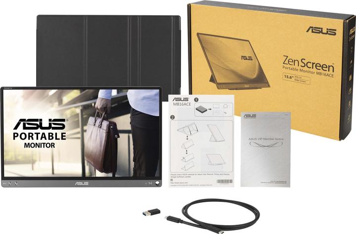 Produktbild ASUS ZenScreen MB16ACE (1920 x 1080 Pixel, 15.60")