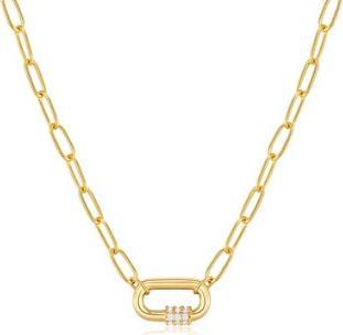 Produktbild Ania Haie Halskette Neon Pink Enamel 925 Sterling Silber (Emaille, 925er Silber, 40 cm)