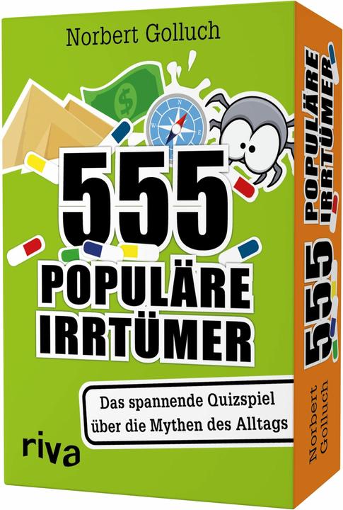 Immagine prodotto 555 idee sbagliate popolari - L'emozionante gioco a quiz sui miti di tutti i giorni (Tedesco)