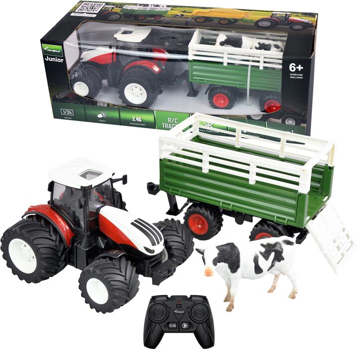 Produktbild Amewi Traktor mit Viehtransporter (RTR Ready-to-Run)