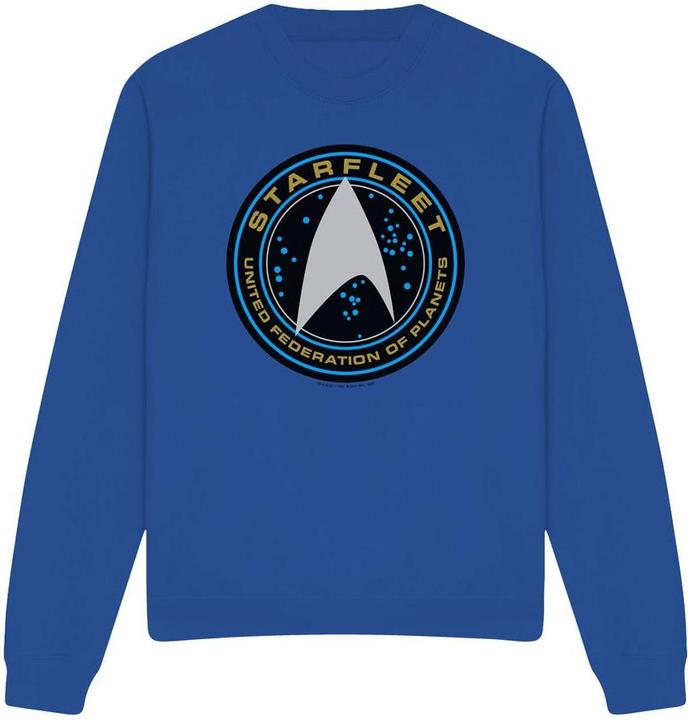 Actual product image Star Trek Beyond Unisex Adult Starfleet Patch Sweatshirt (S)