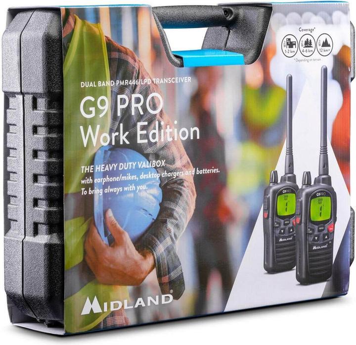 Immagine prodotto Midland G9 Pro 2er Kofferset (12 km)