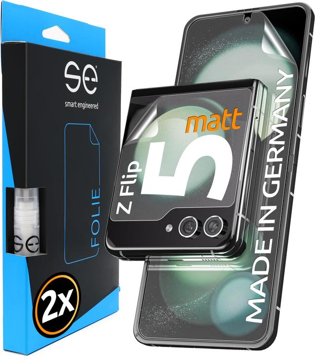 Image du produit Smart Engineered se 3D Film de protection Samsung Galaxy Z Flip 5 antireflet (2 pièces) (2 pièce(s), Samsung Galaxy Z Flip5)
