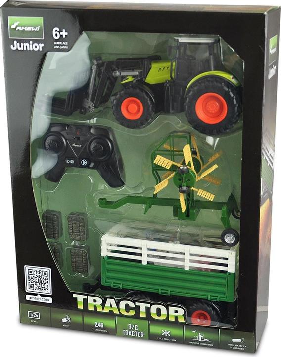 Actual product image Amewi Tractor with XL accessory pack 1:24, RTR (RTR Ready-to-Run)