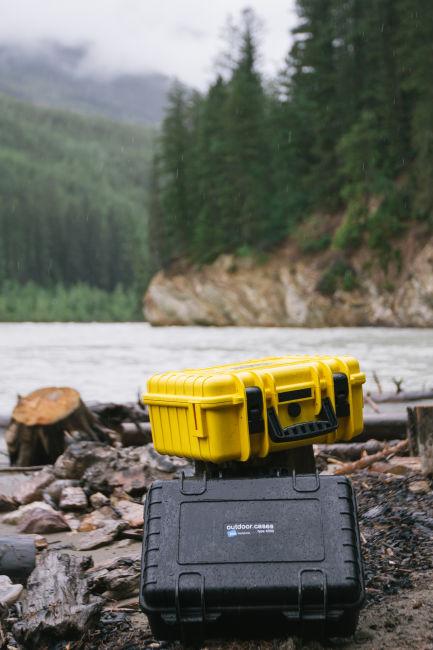 Actual product image B&W International B&W drone.case PP.166 yellow for DJI Avata 2 (Drone case, DJI Avata 2)