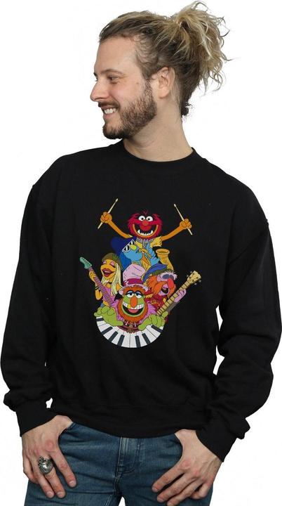 Actual product image Disney Mens The Muppets Dr Teeth And The Electric Mayhem Sweatshirt (XXL)