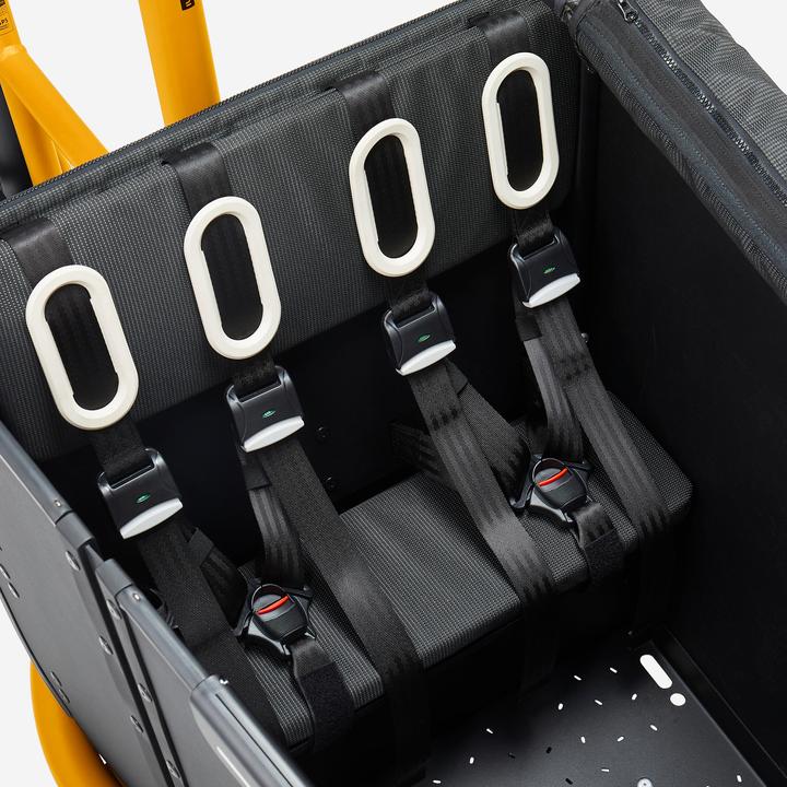 Image du produit Btwin Vélo utilitaire électrique Cargobike Long John F900E Family jaune