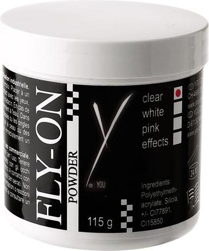 Actual product image You Nails Fly-On Powder Glaze (Artificial nails, Transparent)