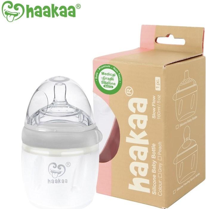 Image du produit Haakaa Biberon Génération 3 160ml - Gris