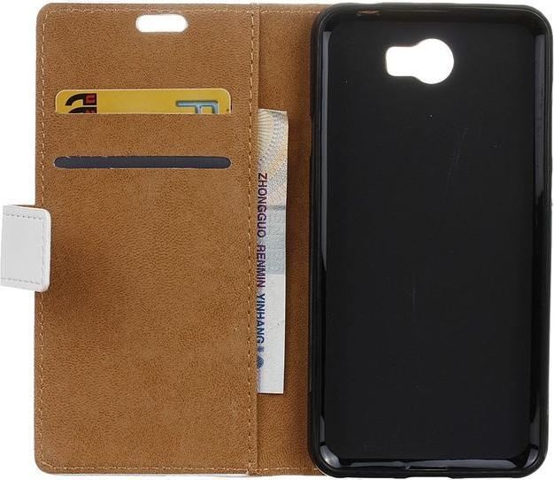 Actual product image MU Style Leather flip case with girl and flying balloon (Huawei Y6 II Compact)