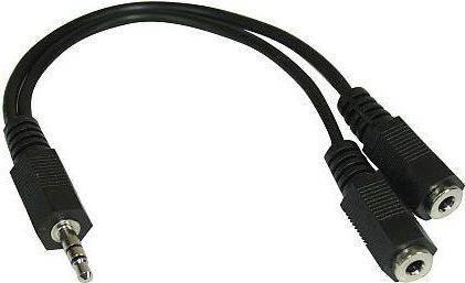 Image du produit InLine Câble en Y 3.5 jack (0.20 m, Jack 3,5 mm (AUX))