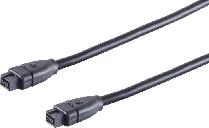 Produktbild Shiverpeaks FireWire IEEE 1394B Kabel 9/9-polig St./St. 5,0m schwarz (5 m, FireWire)