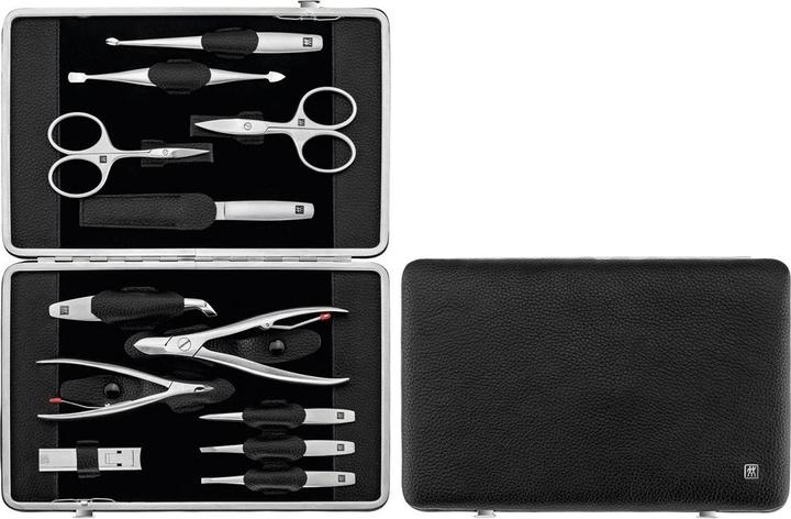 Zwilling TWINOX frame case, 12 pcs | leather | black