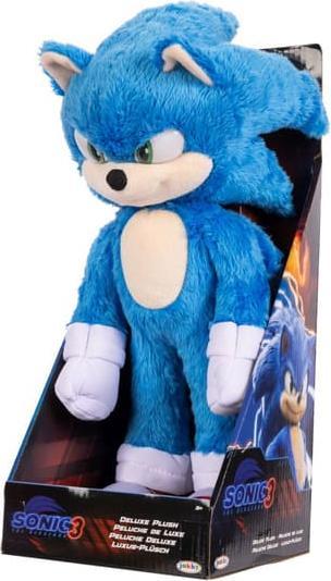 Productafbeelding Jakks Pacific Sonic de Egel 3 (Film) Pluche 13 Inch Deluxe Sonic (33.02 cm)