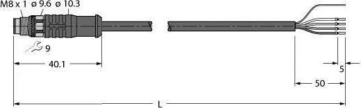 Produktbild Turck Aktuator- (2 m)
