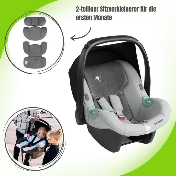 Actual product image ABC Design ABC Tulip baby car seat i-Size / 0 to approx. 13 kg (Baby car seat, ECE R129/i-Size Standard)