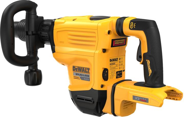 Actual product image DeWalt 54 Volt XR FLEXVOLT SDSmax cordless chipping hammer 6 kg, 10.5 joules basic version DCH832NXJ (Rechargeable battery operated, 54 V)