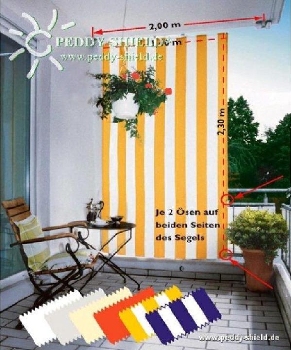 Produktbild Peddy Shield Senkrechtsegel (230 x 140 cm)