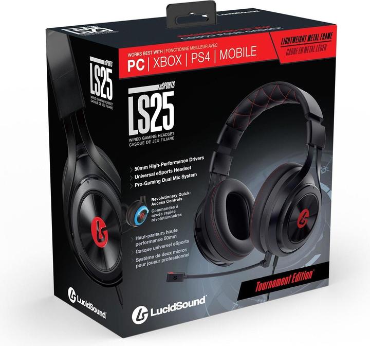 Image du produit LucidSound LS25 Casque filaire Gaming Noir (Filaire)