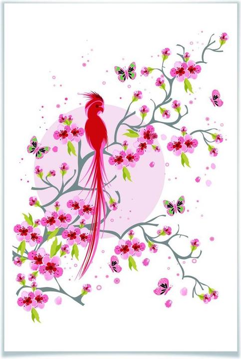 Immagine prodotto Trenddeko Uccello del paradiso (60 x 90 cm)