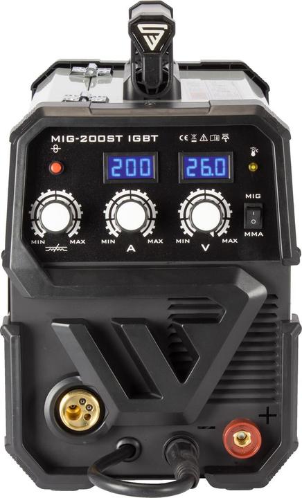Produktbild Stahlwerk Schweissgerät MIG MAG 200 ST IGBT Schutzgas mit 200 Ampere MMA E-Hand