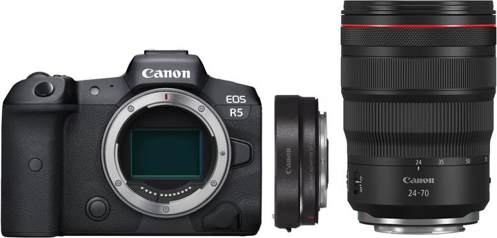 Actual product image Canon EOS R5 Kit + EF Adapter